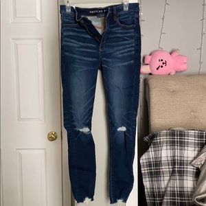 american eagle blue jeans